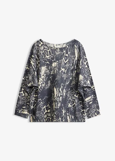 Pull manches chauve-souris &agrave; imprim&eacute; python, bonprix