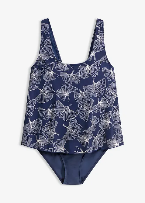 Maillot 1 pi&egrave;ce, style tankini, bonprix