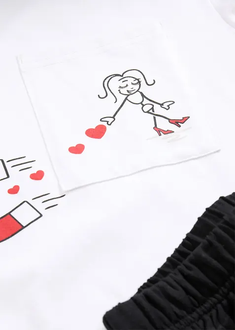 Pyjashort en coton doux, bonprix