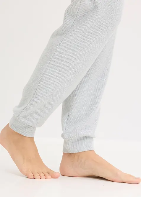 Ensemble d&rsquo;int&eacute;rieur doux en jersey gaufr&eacute;, bonprix