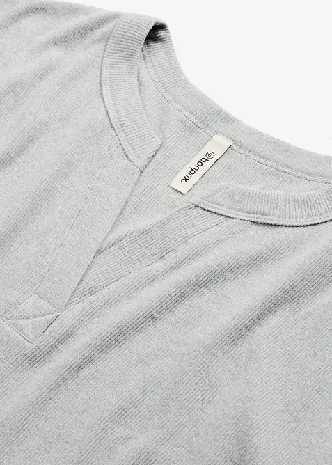 Robe d&rsquo;int&eacute;rieur en douce maille c&ocirc;tel&eacute;e, bonprix