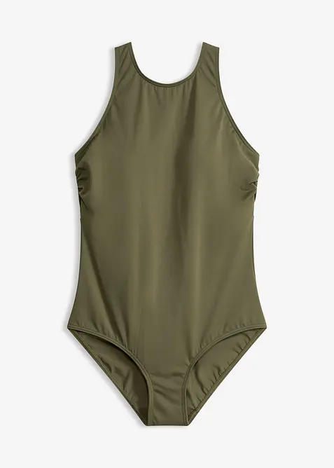 Maillot 1 pi&egrave;ce &agrave; dos &eacute;chancr&eacute;, bonprix