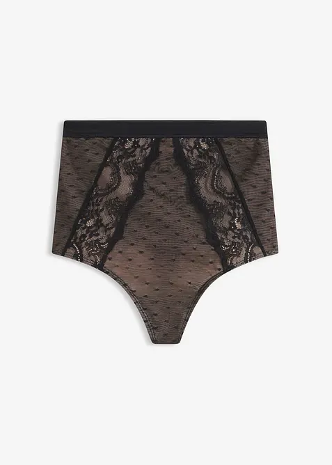 String sculptant avec dentelle, maintien mod&eacute;r&eacute;, bonprix