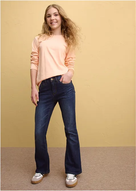 T-shirts manches longues 100% coton, bonprix