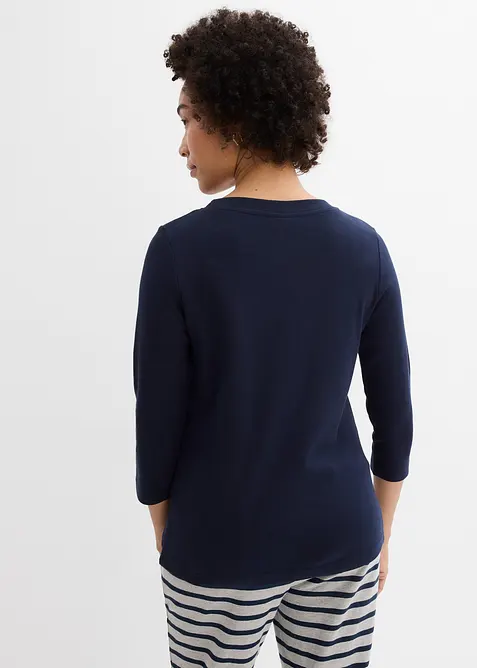 Lot de 3 T-shirts en jersey coton &eacute;pais, bonprix