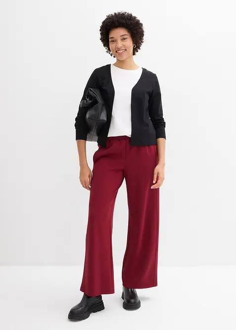 Gilet en jersey &eacute;pais 100% coton, bonprix