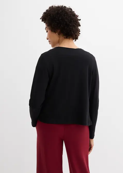 Gilet en jersey &eacute;pais 100% coton, bonprix