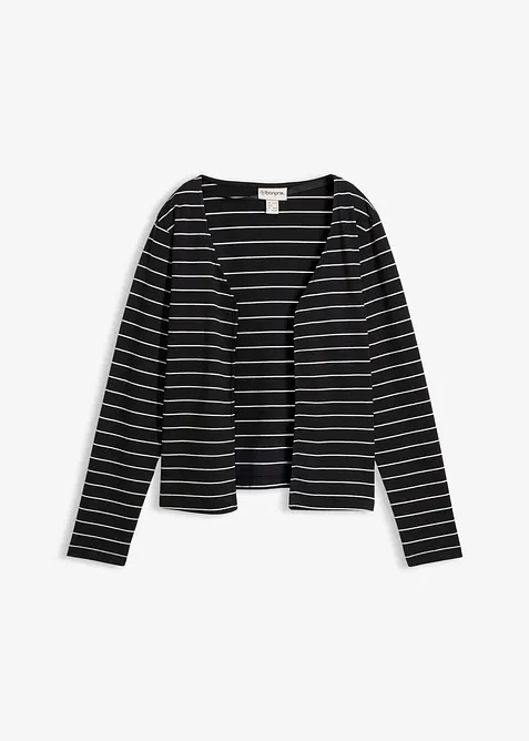 Gilet en jersey &eacute;pais 100% coton, bonprix