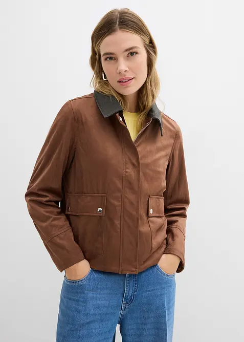 Veste en su&eacute;dine, bonprix