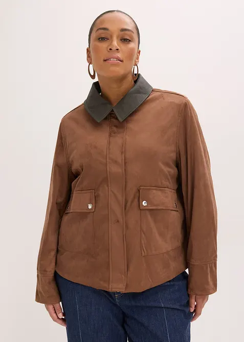 Veste en su&eacute;dine, bonprix