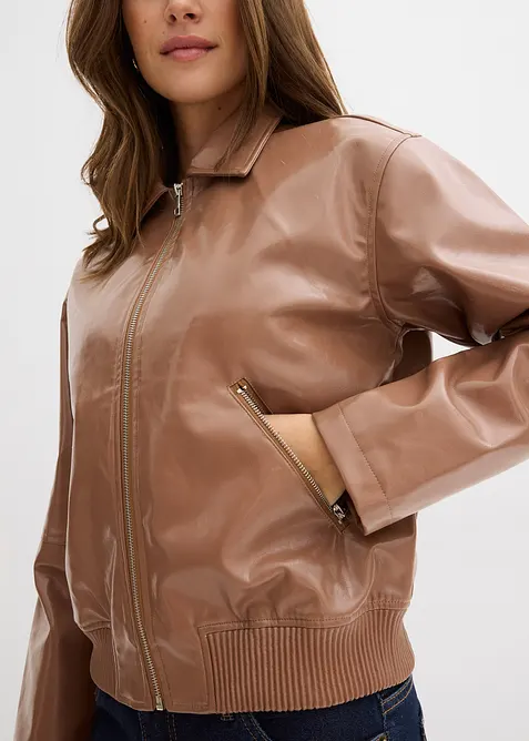 Veste enduite courte, bonprix