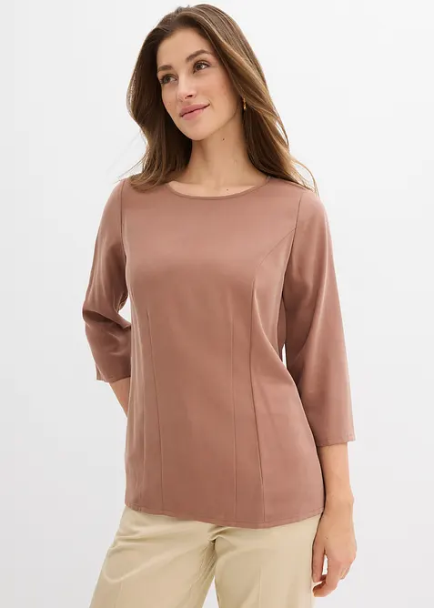 Blouse T-shirt fluide, bonprix