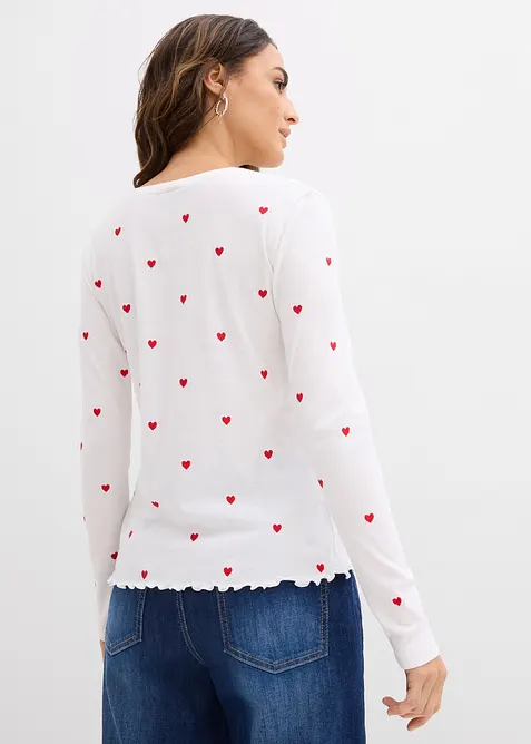 T-shirt manches longues 100% coton, bonprix