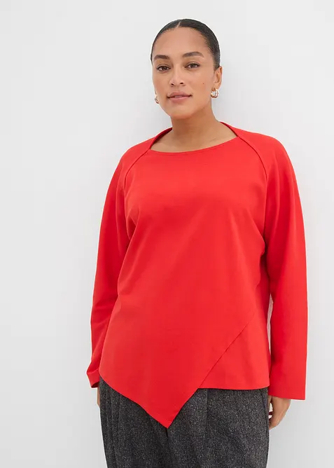 T-shirt manches longues 100% coton, bonprix