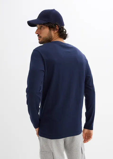 T-shirt manches longues 100% coton, bonprix