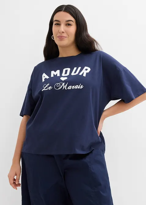 T-shirt en coton extensible, bonprix