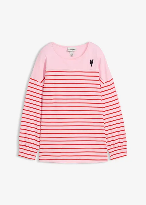 T-shirt manches longues 100% coton, bonprix