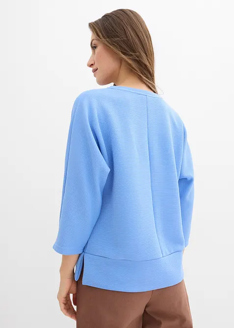 Sweat en mati&egrave;re textur&eacute;e, bonprix