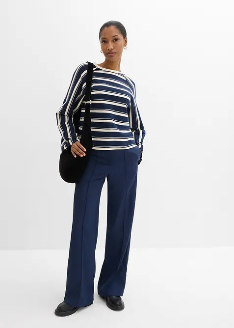 T-shirt manches longues en jersey lourd, bonprix