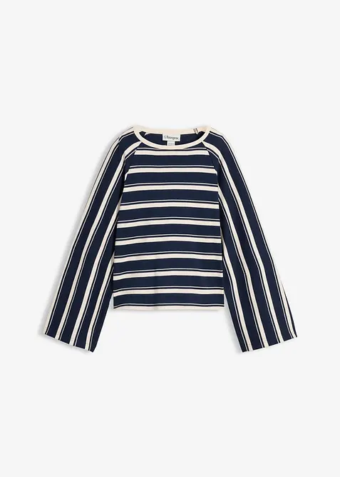 T-shirt manches longues en jersey lourd, bonprix