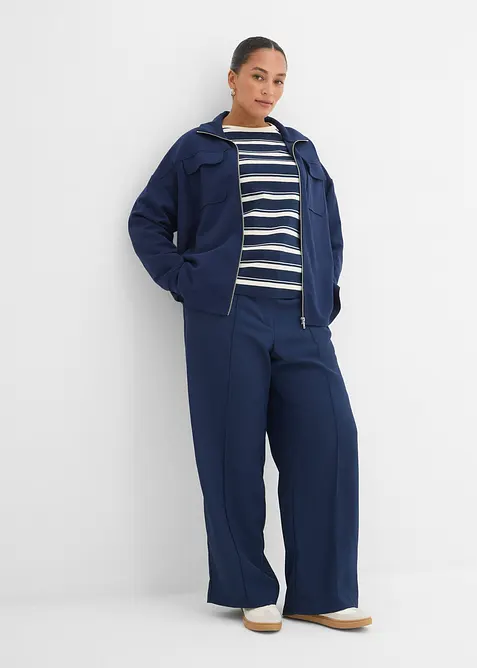 T-shirt manches longues en jersey lourd, bonprix