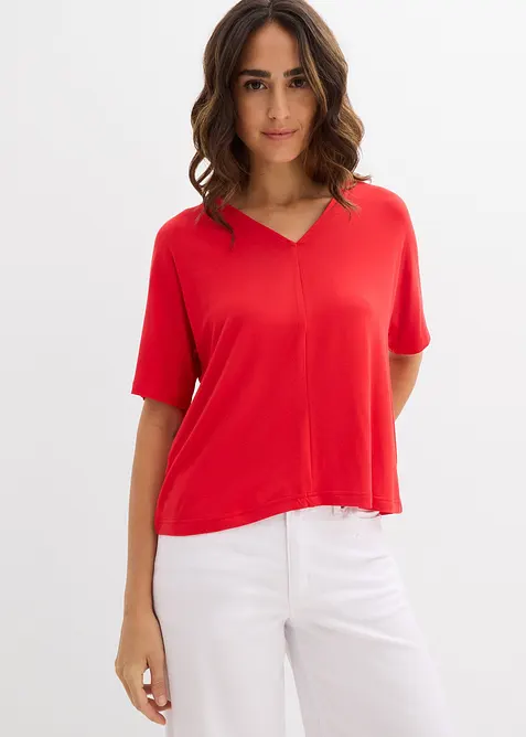 T-shirt en viscose extensible, bonprix