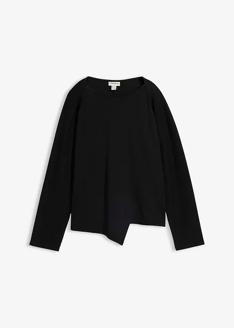 T-shirt manches longues 100% coton, bonprix