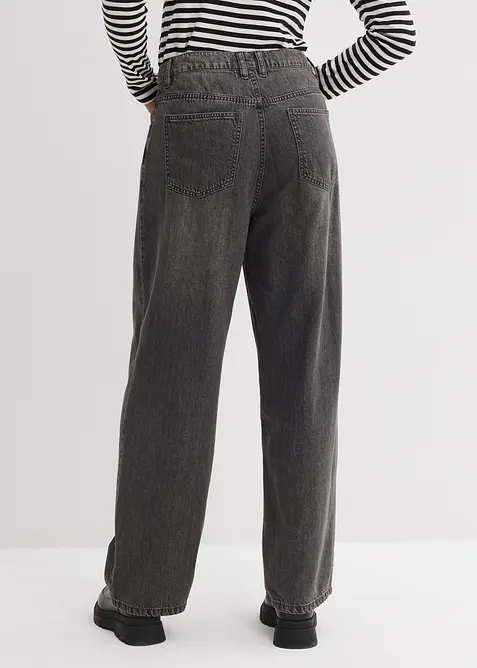 Jean large taille haute, bonprix