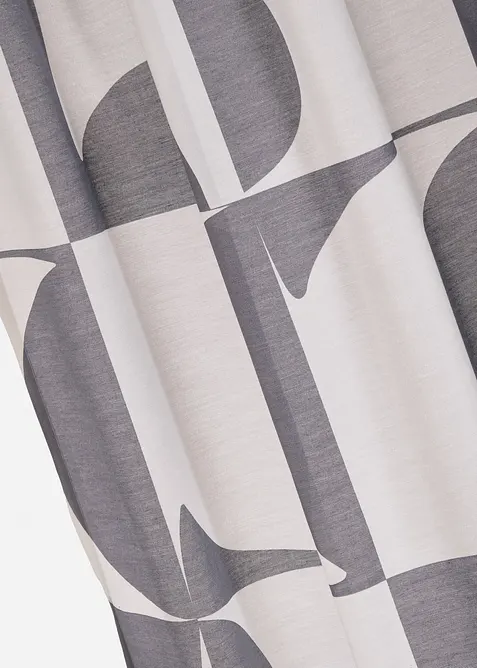 Voilage &agrave; imprim&eacute; graphique (1 pce), bonprix