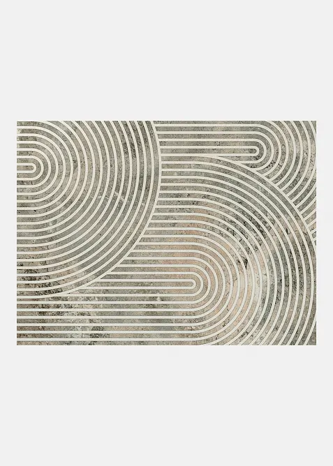 Paillasson lavable &agrave; motif graphique, bonprix