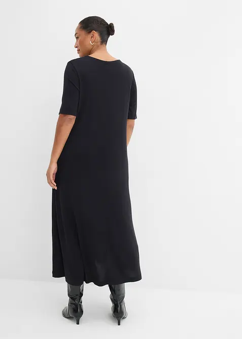 Robe longue en mati&egrave;re douce, bonprix