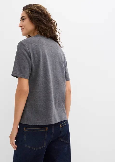 Lot de 2 T-shirts &eacute;pais en jersey 100% coton, bonprix