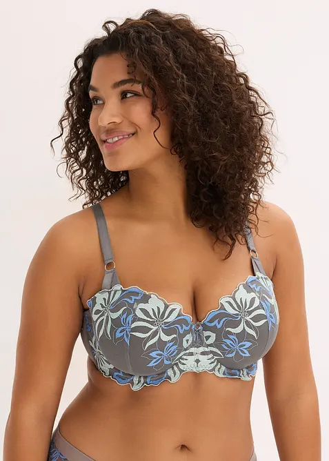 Soutien-gorge balconnet avec broderie, bonprix