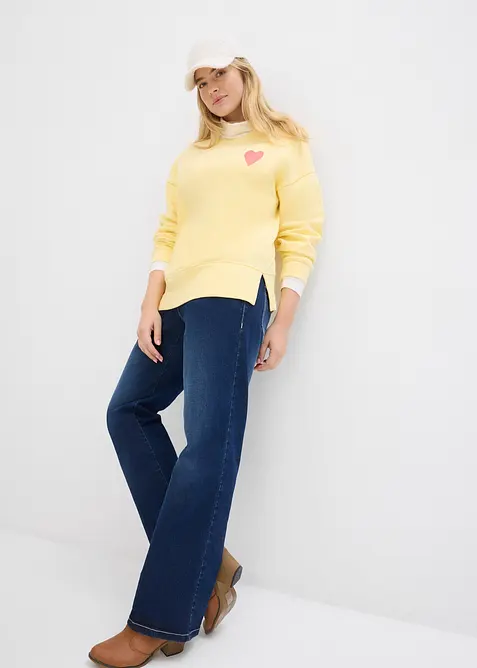 Sweat oversize en coton, bonprix