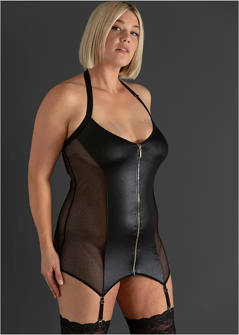 Gu&ecirc;pi&egrave;re sexy avec zip, bonprix