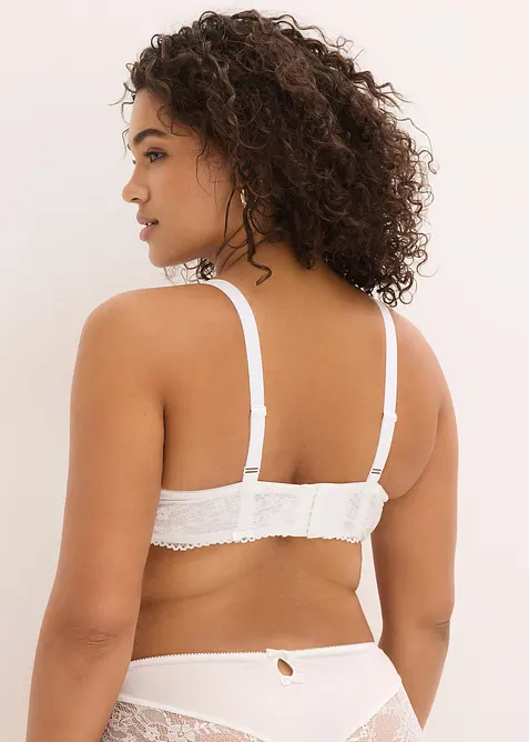Soutien-gorge &agrave; coques et dentelle, bonprix