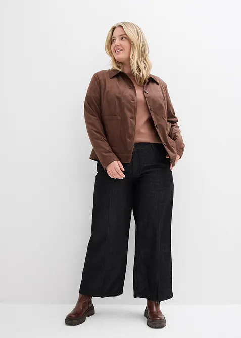 Lot de 2 T-shirts &eacute;pais en jersey 100% coton, bonprix