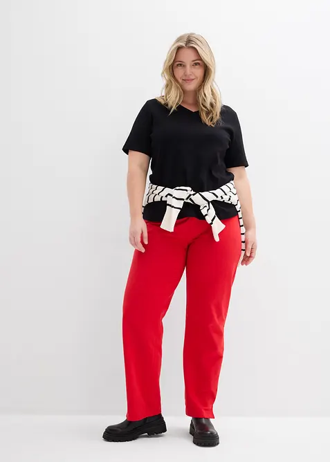 Lot de 2&nbsp;T-shirts en jersey &eacute;pais 100% coton, bonprix