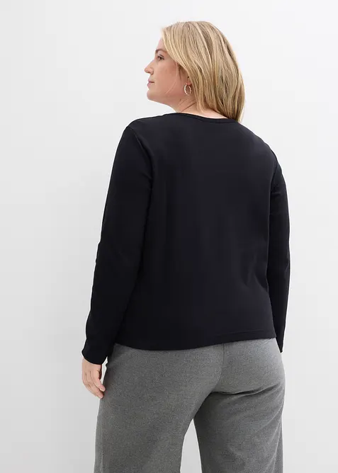 Gilet en jersey &eacute;pais 100% coton, bonprix