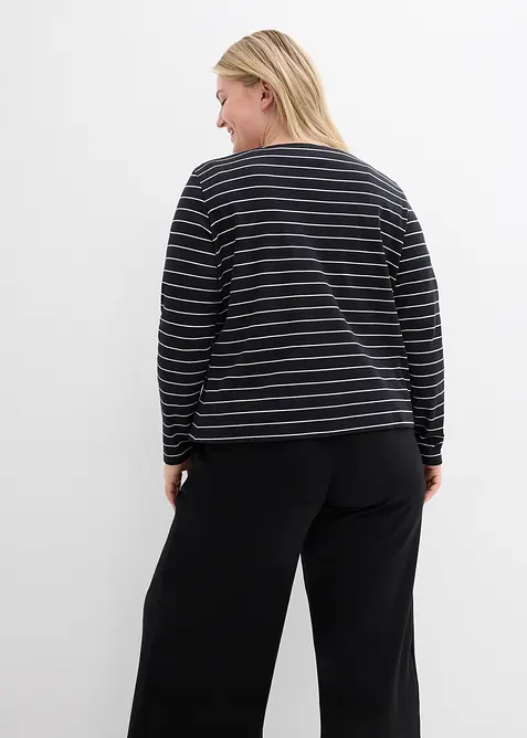 Gilet en jersey &eacute;pais 100% coton, bonprix