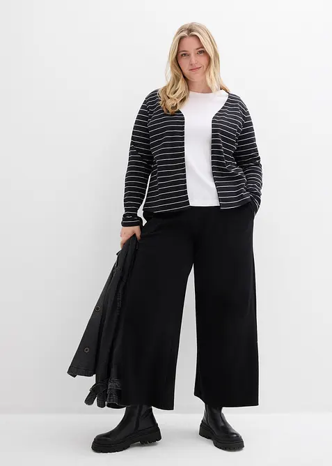 Gilet en jersey &eacute;pais 100% coton, bonprix