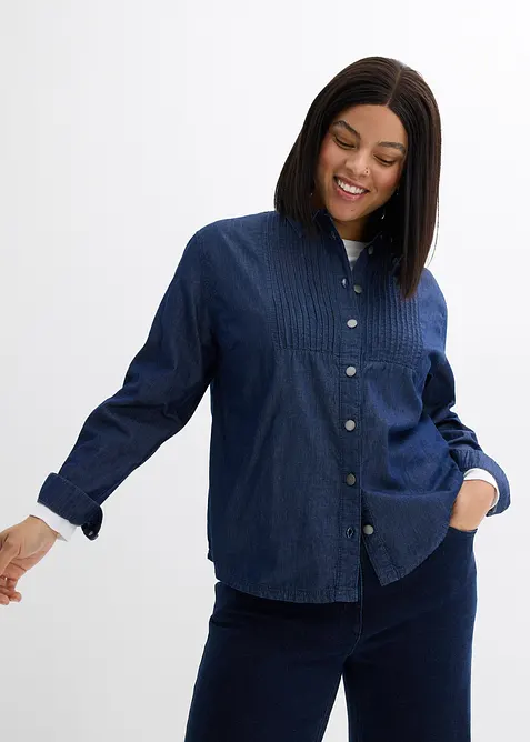 Chemisier oversize en jean, bonprix