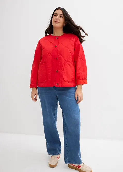 Jean loose taille mi-haute, coupe droite, bonprix