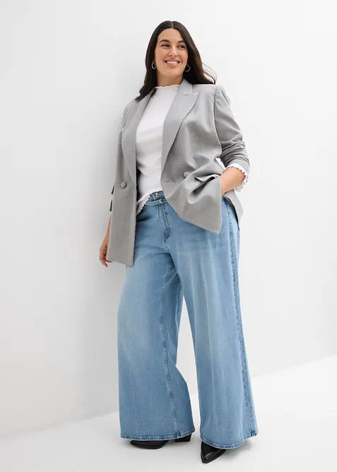 Jean large taille mi-haute, bonprix