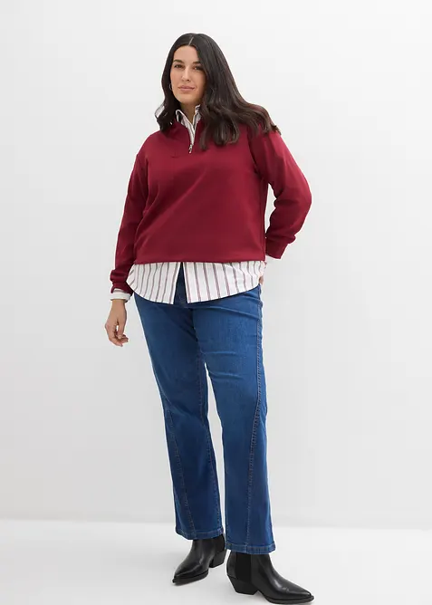 Jean bootcut taille haute, bonprix