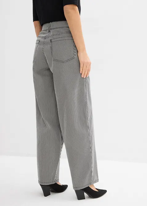 Pantalon ballon &agrave; rayures, bonprix