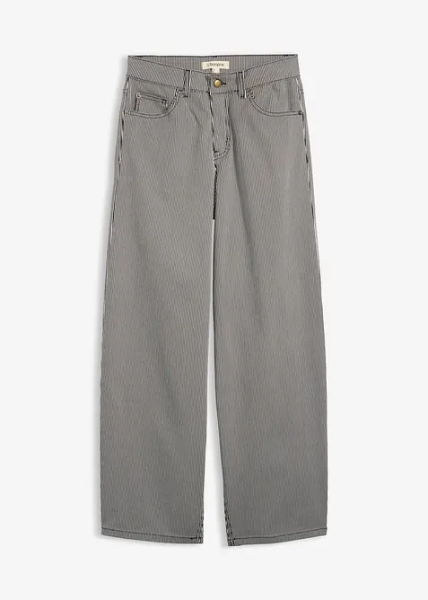 Pantalon ballon &agrave; rayures, bonprix