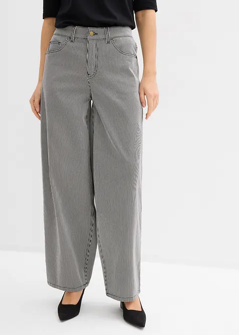 Pantalon ballon &agrave; rayures, bonprix