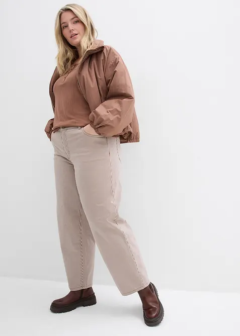 Pantalon ballon &agrave; rayures, bonprix