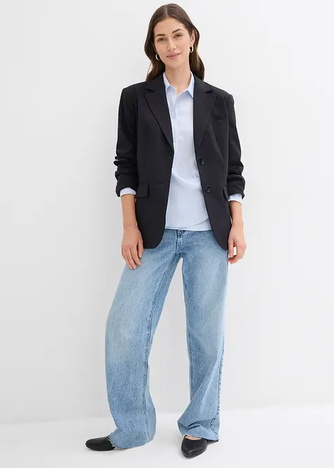 Chemisier en satin fluide, bonprix